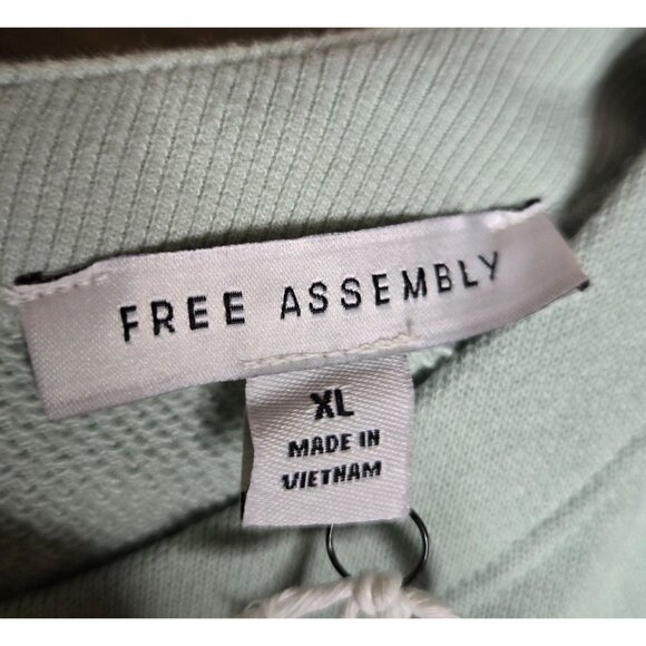 Free Assembly French Terry Dress With Ribbon Bow Detail Size XL - Picture 3 of 4